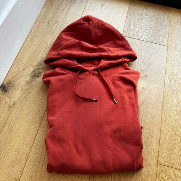 UNIQLO ORANGE SWEAT PULLOVER HOODIE - XL - Picture 3 of 11